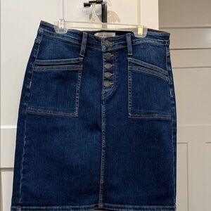 Flying Monkey Dark Blue Denim Skirt